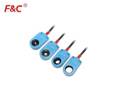 F&C 4-Wires Ring Proximity switch sensors series   NPN NO NC ,PNP NO NC for  3 ,6 ,10 ,21  30mm metal detection